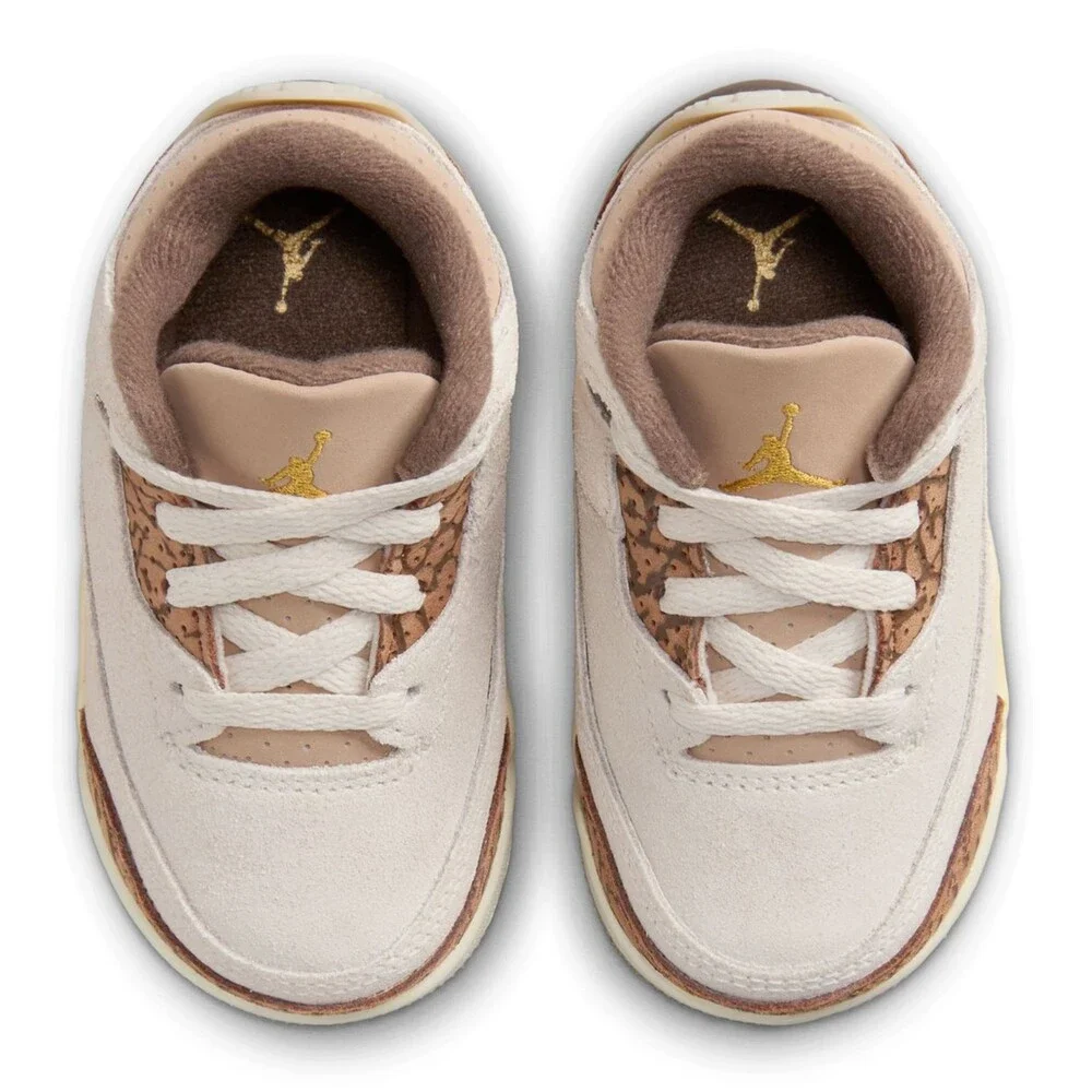 Air Jordan 3 Retro Palomino DM0968-102 Toddler 5 Beige Lifestyle Shoes RHS9369